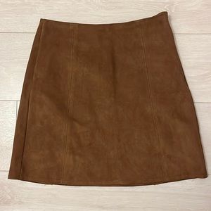 Babaton Aritiza Suede Skirt